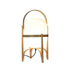 Wood Glass Table lamp