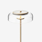 Modern Concise Bedside Glass Led Table Lamp