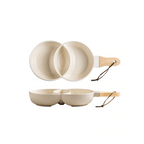 Venn Ceramic Snack Tray Linen | Sage & Sill