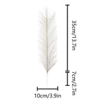 10/30Pcs Fluffy Pampas Grass Artificial Flowers Decoration for Wedding Boho Bouquet Party Home Vase Decor Fake Plant Reed Flower