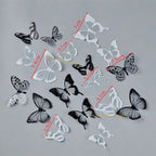 18pcs/lot 3d Effect Crystal Butterflies Wall Sticker Beautiful Butterfly for Kids Room Wall Decals Home Decoration on The Wall