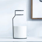 Nordic Style Ceramic Iron Flower Vases