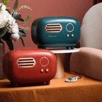 Vintage Radio Tissue Box Cover