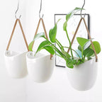 Ceramic Satchel Hanging Planters