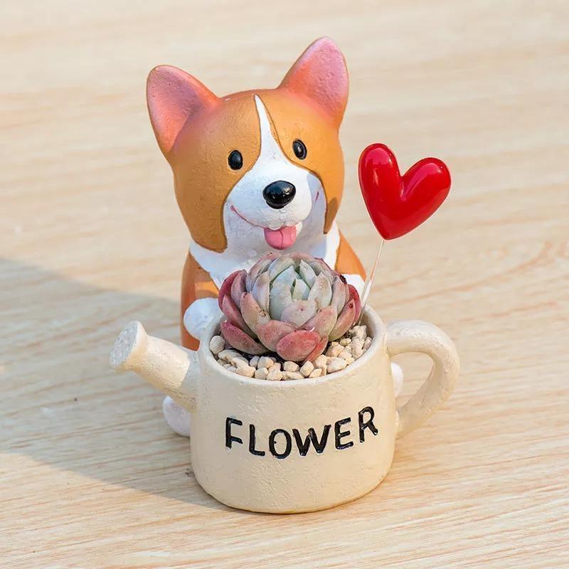 Corgi Succulent Planter Watering Can | Sage & Sill