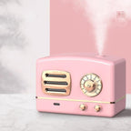 Retro Radio Aroma Diffuser Humidifier 200ml Pink | Sage & Sill