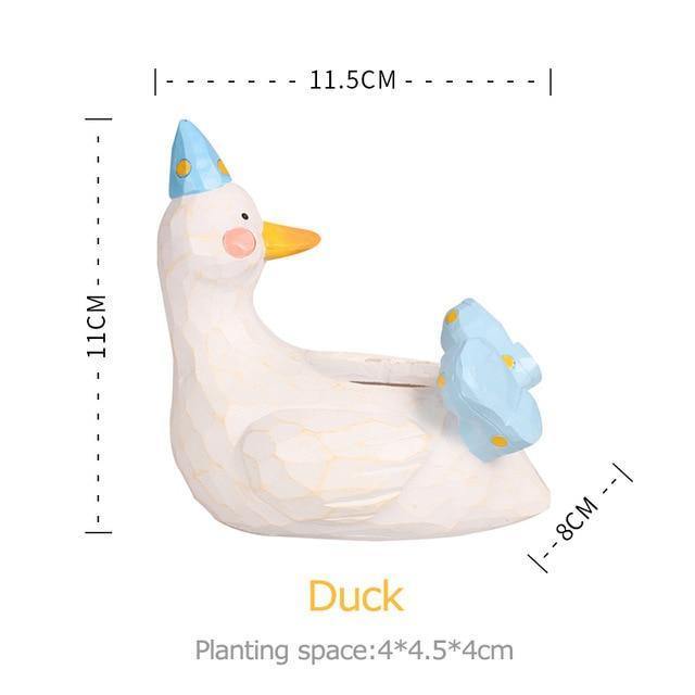 Cartoon Animal Succulent Planter Duck | Sage & Sill