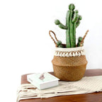 Boho Seagrass Wicker Basket