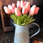 10-Piece Faux Tulips Artificial Flowers