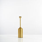 Gold Pillar Candle Holders Medium | Sage & Sill