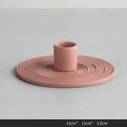 Pin Point Ceramic Candle Holders RosyBrown | Sage & Sill