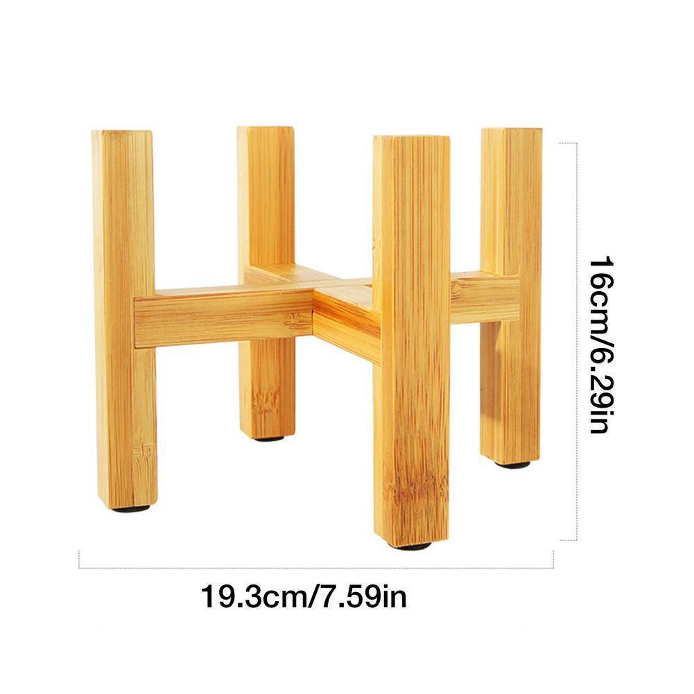 Genuine Bamboo Wooden Plant Stand