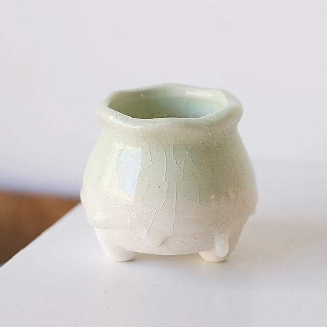 Marshmallow Drip Planters HoneyDew / Round | Sage & Sill