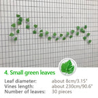 240cm Green Silk Artificial Hanging Ivy Leaf Garland Plants
