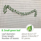 240cm Green Silk Artificial Hanging Ivy Leaf Garland Plants