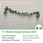 240cm Green Silk Artificial Hanging Ivy Leaf Garland Plants