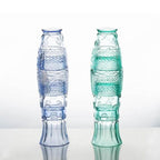 Colored Koi Fish-shaped Glass Cup Set