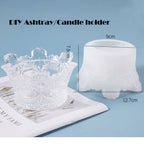 2021 DIY Resin Mold Candle Holder Silicone