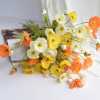 Faux Poppy Flowers