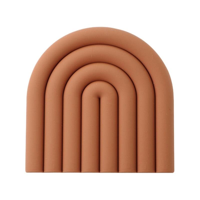 Rainbow Silicone Coasters