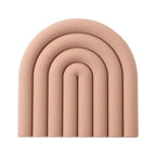 Rainbow Silicone Coasters Bisque | Sage & Sill