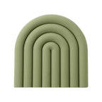Rainbow Silicone Coasters DarkSeaGreen | Sage & Sill