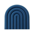 Rainbow Silicone Coasters DarkBlue | Sage & Sill