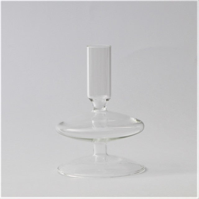 Handmade Colored Vintage Glass Candlestick Candle Holder
