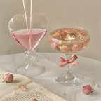Cupid Glass Heart Vase